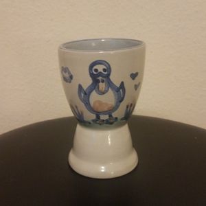 M.A. HADLEY DOUBLE EGG CUP COUNTRY SCENE DUCK